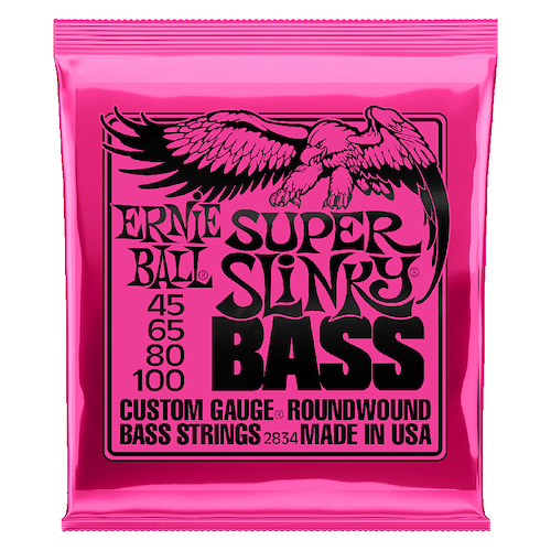 Encordado Bajo 4 Cuerdas Super Slinky 45-100 ERNIE BALL P02834