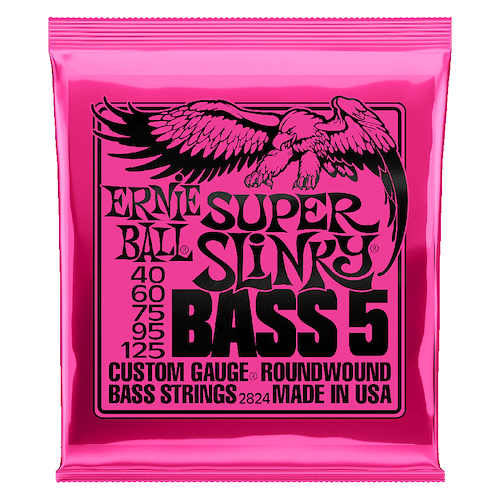 Encordado Bajo 5 Cuerdas Super Slinky 40-125 ERNIE BALL P02824