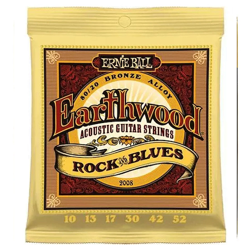 Encordado Guitarra Acustica Earthwood 80/20 10-52 ERNIE BALL P02008