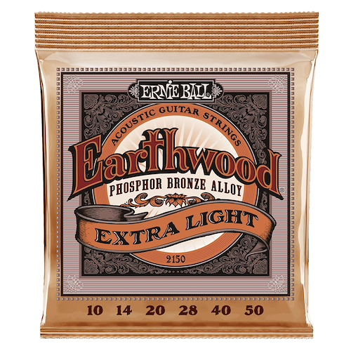 Encordado Guitarra Acustica Earthwood Fosforada Bronce 10-50 ERNIE BALL P02150
