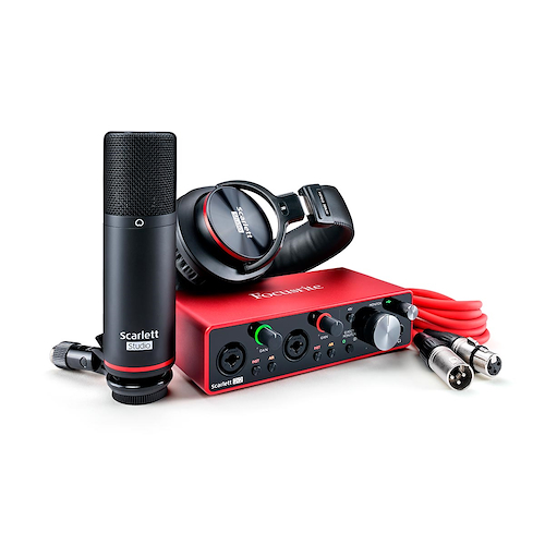 Kit Focusrite Scarlett 2I2 Studio FOCUSRITE FOCUSRITE 2i2 STUDIO Gen 3