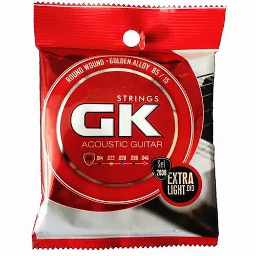 Encordado Guitarra Acustica Extra Ligh 010,22,28,38,46 GK 2030