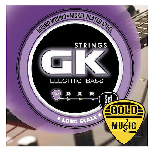 Encordado Bajo 4 Cuerdas Medium 045-105 GK 2080