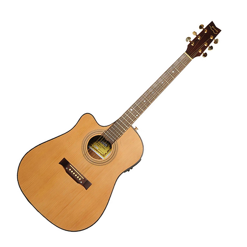 Guitarra Electroacustica Zurda Con Eq Prener GRACIA 115 EQ ZURDA