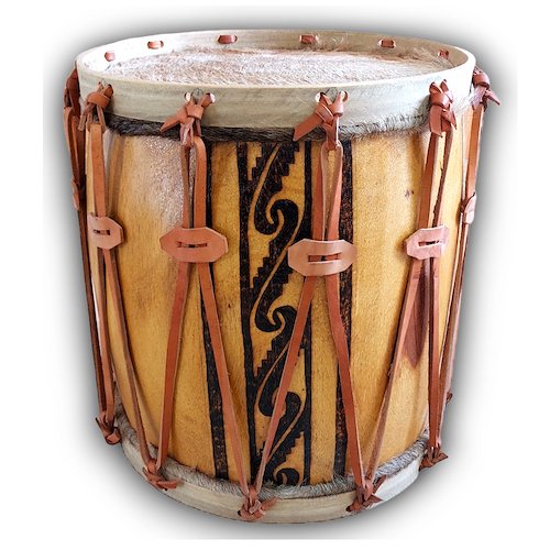 Bombo Leguero Grande Con Guarda Laqueado 40 cm de Diámetro GT MUSIC BL-LG