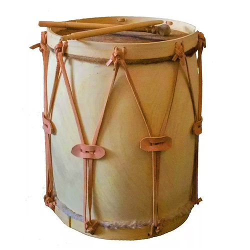 Bombo Leguero Mediano Ceibo Ahuecado 35 cm de Diámetro GT MUSIC BL-M