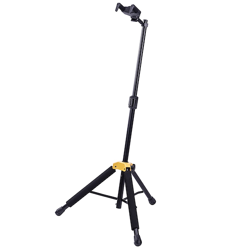 Soporte Guitarra De Piso C/Ags Cabeza Plegable HERCULES GS 415 B PLUS