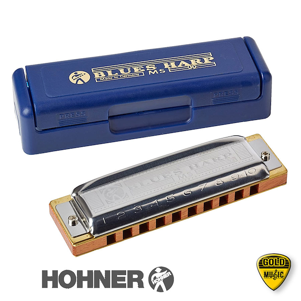 Armonica C Blues Harp (Ms) Diatonica 20V - Madera HOHNER M533016