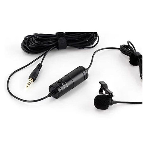 MICROFONO CORBATERO CON BATERIA HUGEL LY-M1