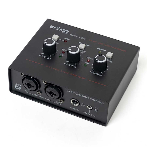 Interfaz De Audio Stereo 2 canales HUGEL KM A 102