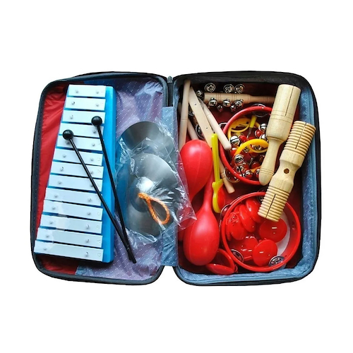 Set Percusion Niños 14 Instrumentos KNIGHT LB17