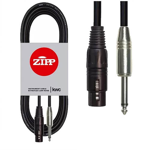 Cable Xlr A Plug Standard 6 M Eco Zipp KWC 110Z ZIPP