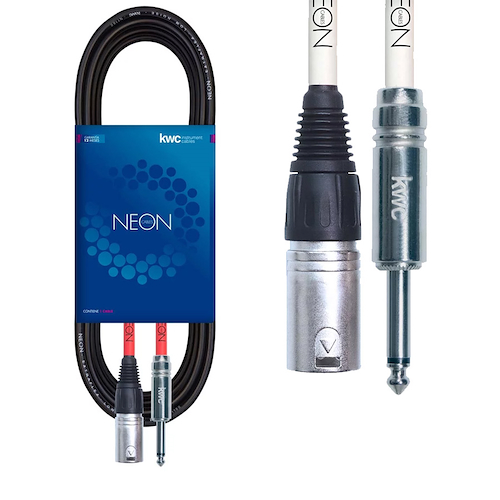 Cable Xlr Macho A Plug Mono 3 M KWC 116 NEON