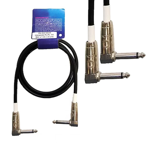 Cable Interpedal De 1 M Angular Venta Por Unidad KWC 182 NEON