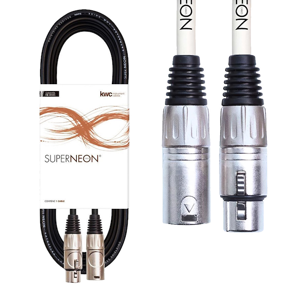 Cable Xlr A Xlr Standard 9 M KWC 804 SUPER NEON