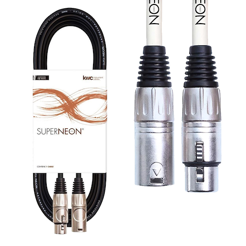 Cable Xlr A Xlr Standard 9 M KWC 804 SUPER NEON
