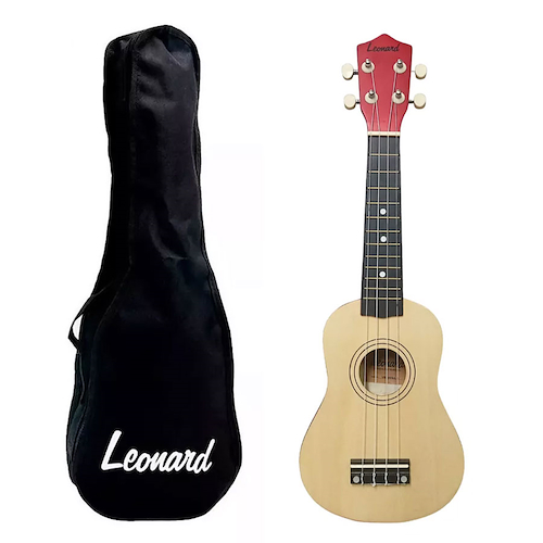 Ukelele Soprano Natural LEONARD UK5N