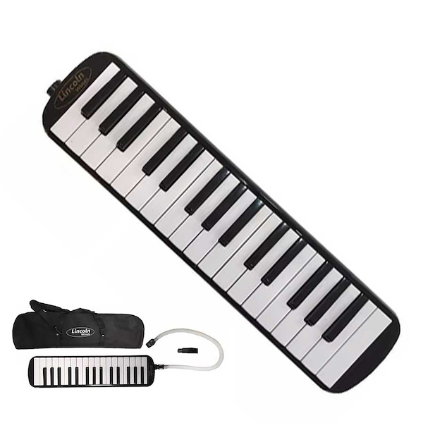 Melodica 32 Notas Negra Con Funda LINCOLN ME32S-SB-BK