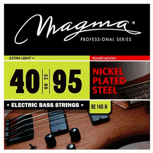 Encordado Bajo 4 Cuerdas Nickel. 040 Magma 040,060,075,095 E MAGMA BE140N