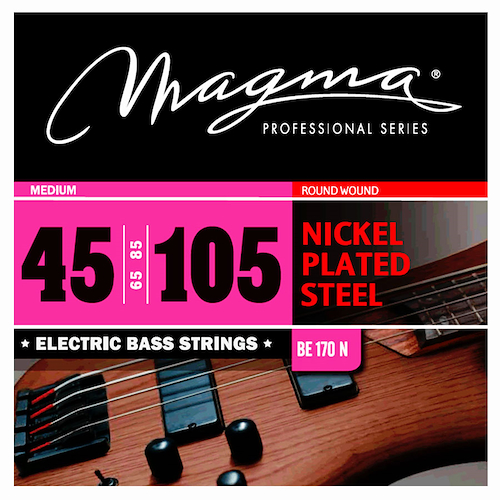 Encordado Bajo 4 Cuerdas Nickel. 045 Magma 045,065,085,105 M MAGMA BE170N