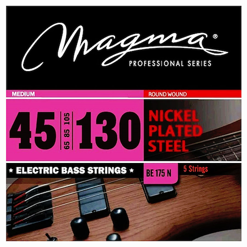 Encordado Bajo 5 Cuerdas Nickel 045 065 085 105 130 MAGMA BE175N