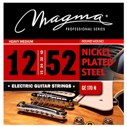 Encordado Guitarra Electrica Nickel 012 Heavy-Medium MAGMA GE170N