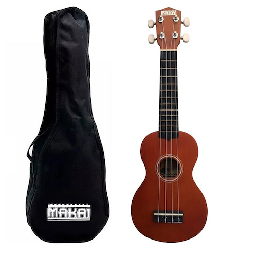 Ukelele Soprano Marron MAKAI MK-10 BR