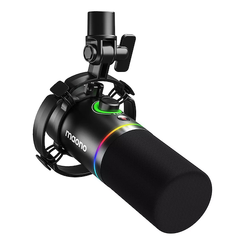 Microfono Dinamico XLR / USB C/ Shockmount Incluida MAONO PD200X