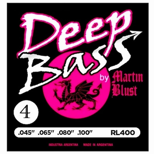 Encordado Bajo 4 Cuerdas 045 MARTIN BLUST RL400