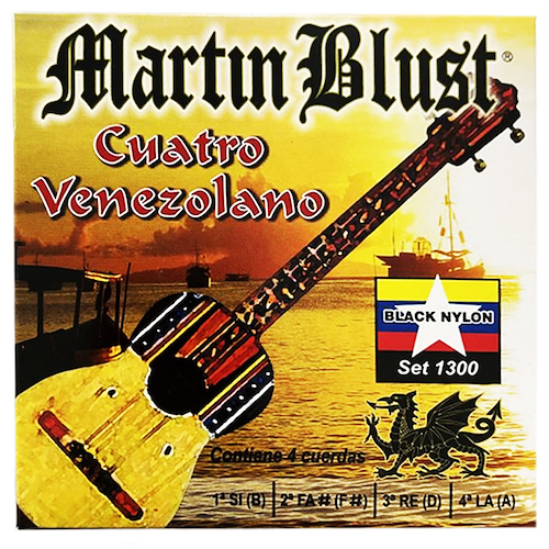 Encordado Cuatro Venezolano 4 Cuerdas MARTIN BLUST SET 1300