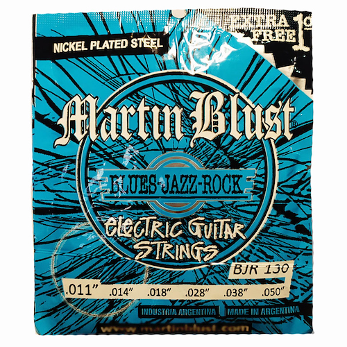 Encordado Guitarra Electrica 011 MARTIN BLUST BJR 130