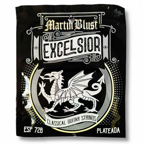 Encordado Guitarra Clasica Excelsior Plateada Tension Media MARTIN BLUST ESP 720