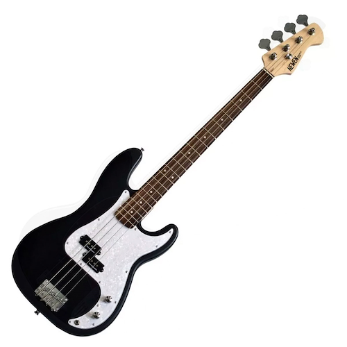 Bajo Precision Bass Black Con Pickguard Nacarado NEWEN PRECISION BLACK