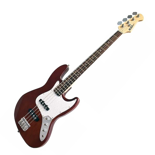 Bajo Jazz Bass Dark Wood Con Pickguard Nacarado NEWEN JAZZ BASS DW