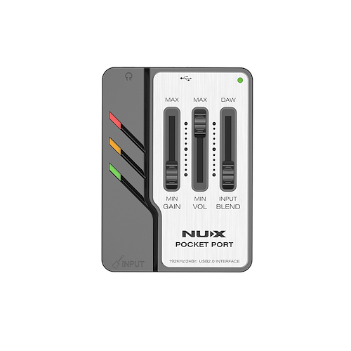Pedal De Control Placa Interface De Audio Usb NUX POCKET PORT