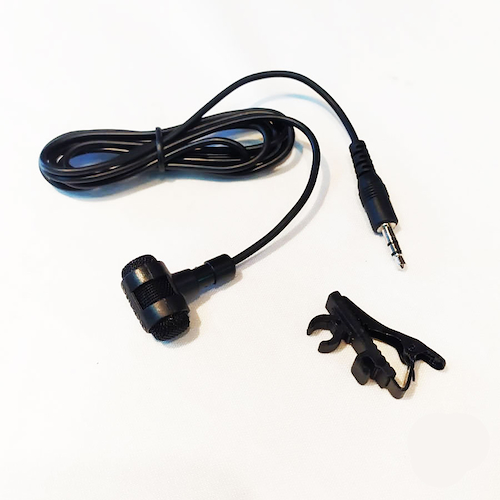 MICROFONO CLIP CORBATERO BIDIRECCIONAL STEREO PARQUER AR-W13