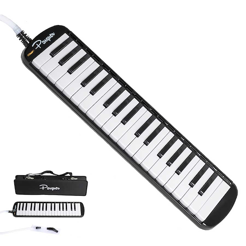 Melodica 37 Notas Negra Con Estuche PARQUER M3703