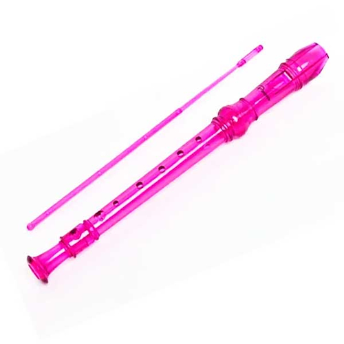 Flauta Dulce Soprano Color Rosa PARQUER 8TKPINK