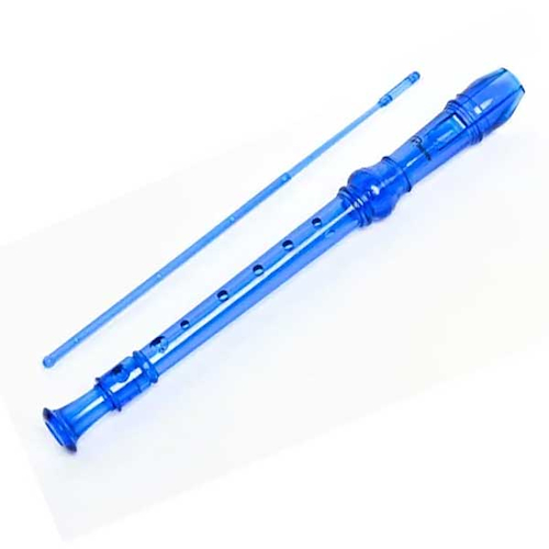 Flauta Dulce Soprano Color Azul PARQUER 8TKBLUE