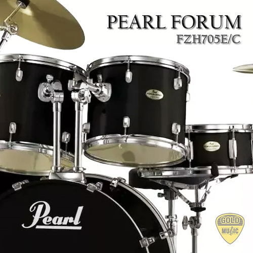 Batería 5 Cpos. 20/10/12/14,14X5,5 ; 6 Soportes; Jet Black PEARL FZH705E/C 31