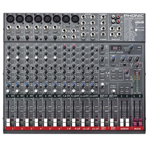 Mixer 18 Canales Firewire 18 Universal, Usb 2.0, 16 Can Inde PHONIC HELIXBOARD18U