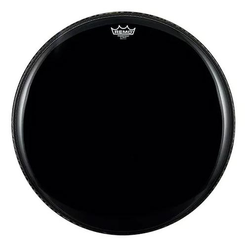 Parche 24' Powerstroke 3, Ebony REMO P3-1024-ES