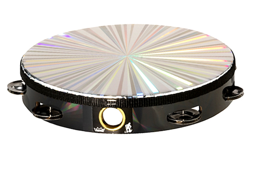 Pandereta 20 Cm 8 Sonajas Parche Sintetico Espejado Radial REMO TA-4108-48