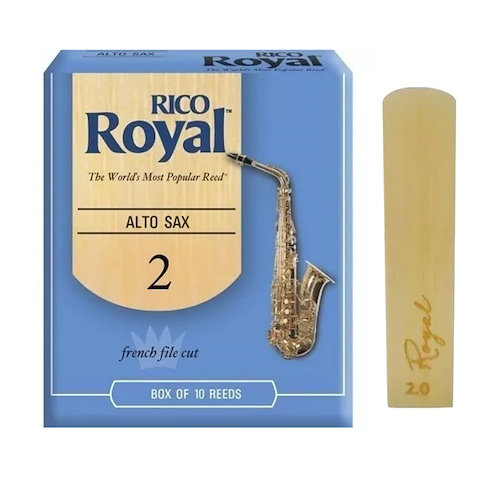 Caña Saxo Alto N° 2 Royal (Venta Por Unidad) RICO RJB1020