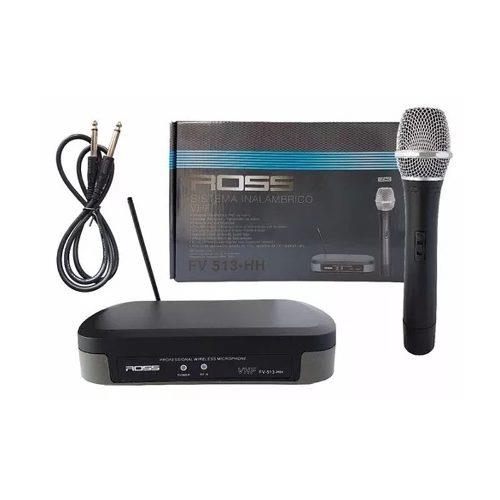 Micrófono Inalambrico Simple Mano Vhf ROSS FV-513-HH