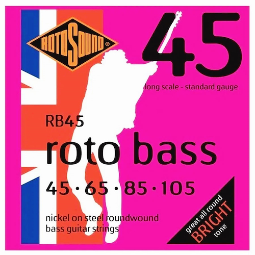 Encordado Bajo 4 Cuerdas ROTOSOUND RB 45
