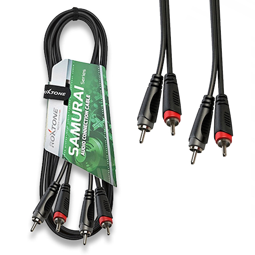 CABLE RCA A RCA SAMURAI 2 m ROXTONE RACC130L2