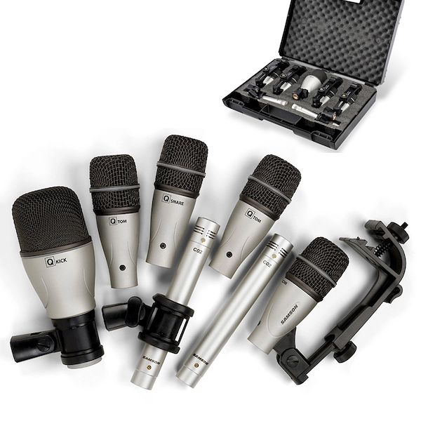 Micrófono Para Bateria Set de 7 Micrófonos SAMSON KIT 7