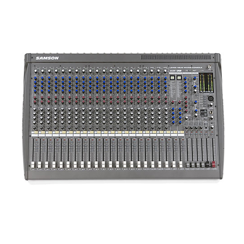 Mixer 24 Canales 18 Mn 4 St 16 Insert 4 Grupos 6 Aux SAMSON L2400