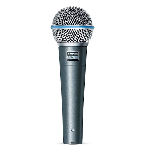 MICROFONO DINAMICO SUPERCARDIOIDE P/ VOCES SHURE BETA 58A